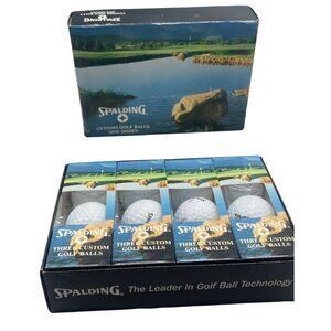 Vintage Spalding Custom Golf Ball 12 Count Frito Lay Open Rare Mixed Lot READ